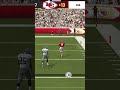 Throwing a bomb pass with Patrick Mahomes in madden mobile
