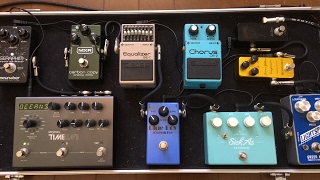 My worship pedalboard - play through