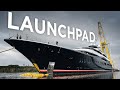 118m feadship yacht launchpad launched  superyacht times
