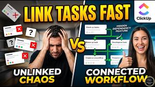 Link Tasks in ClickUp [Shortcut]