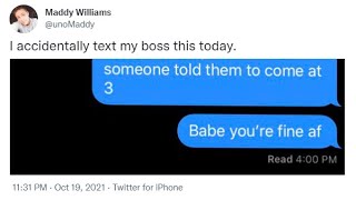 Worst things to accidentally text your boss