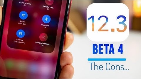 iOS 12.3 Beta 4 | The Cons...