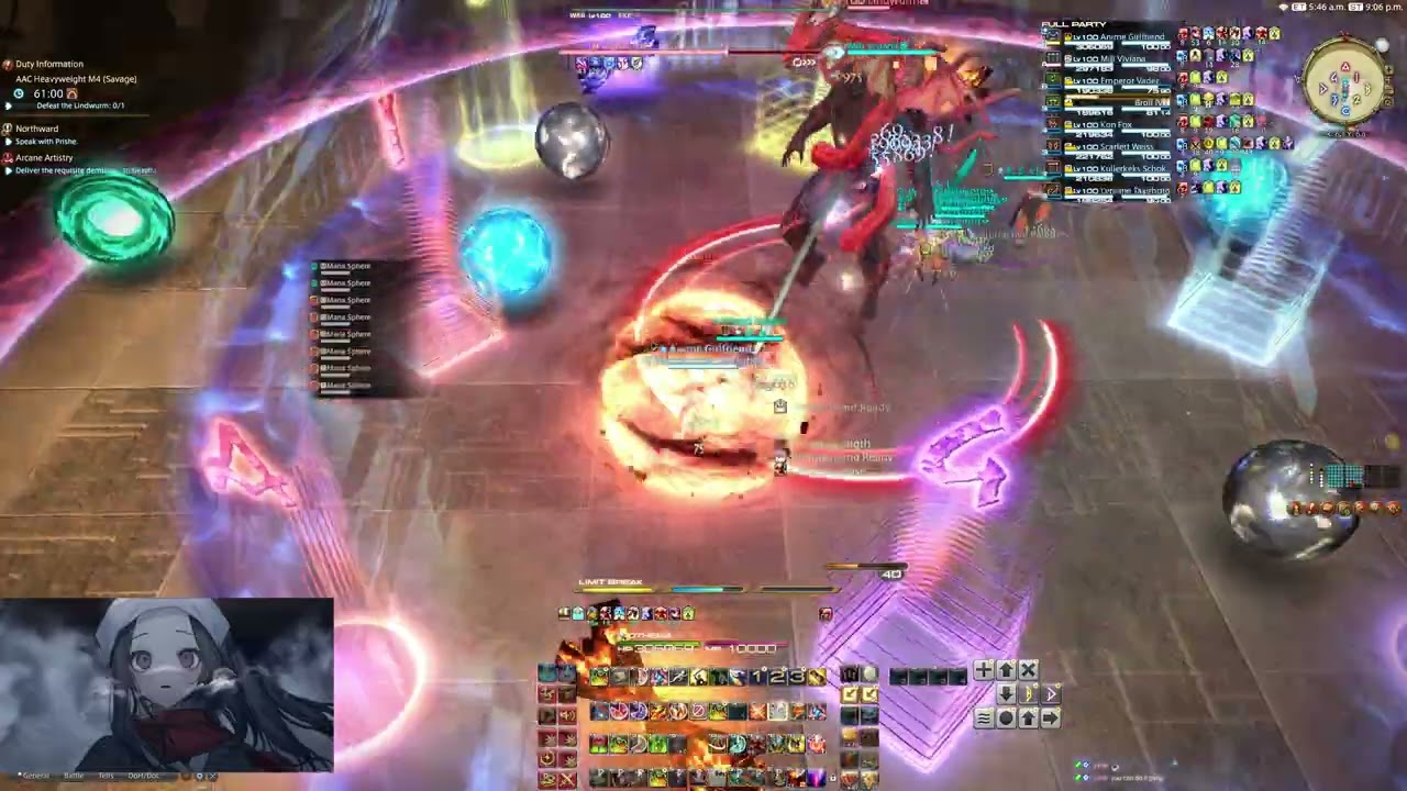 FFXIV | AAC Heavyweight M4 (Savage) [M12SP2] kill | Tank POV