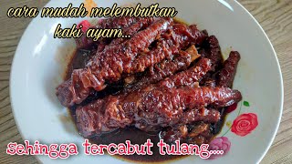 CARA MASAK KAKI AYAM JADI LEMBUT DAN SEDAP‼️CHINESE STYLE | ISI TANGGAL DARIPADA TULANG