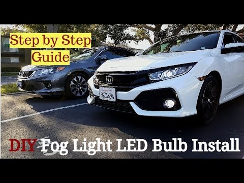 [DIY] 2016 – 2020 Honda Civic Fog Light LED Bulb Replacement