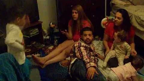 Goofing off with the Family