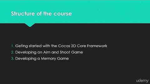 Develop an iOS game with Cocos 2D Game Development Framework : Introduction to the course