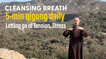 5-Minute Qigong for Beginners to Release Tensions and Stress | Cleansing Breath 
