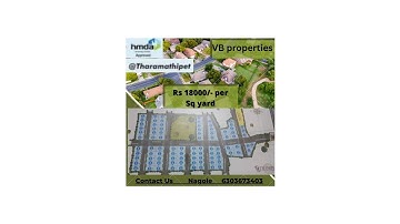 Hmda open plots❤️  #Tharamathipet village#nagole#orr#exit10