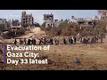Inside Gaza: Thousands flee their homes as the IDF pushes in