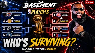 NBA Playoff Bracket Breakdown 🏀 Who’s Surviving & Who’s DONE! | The Basement 📱