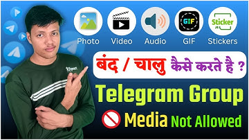 How To Stop Posting Media In Telegram Group || Stop Members To Send Photo & Videos In Telegram Goup