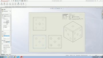 Creating an orthographic drawing