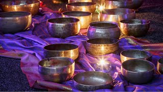 Tibetan Singing Bowls Black Screen, Stop Overthinking Slow Down An Overactive Mind, Fall Asleep
