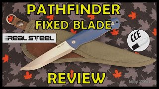 Real Steel Knives PATHFINDER Fixed Blade   Ivan D. Braginets Design