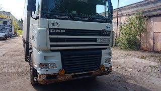 ремонт компресора , покрасили мордашку даф 95 хф #daf95