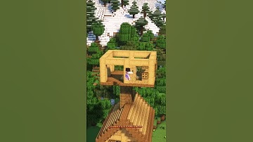 MINECRAFT TREE HOUSE🏠✨#viralvideo #minecraft #5mveiws #subscribe #support #minecraftbuilding #like