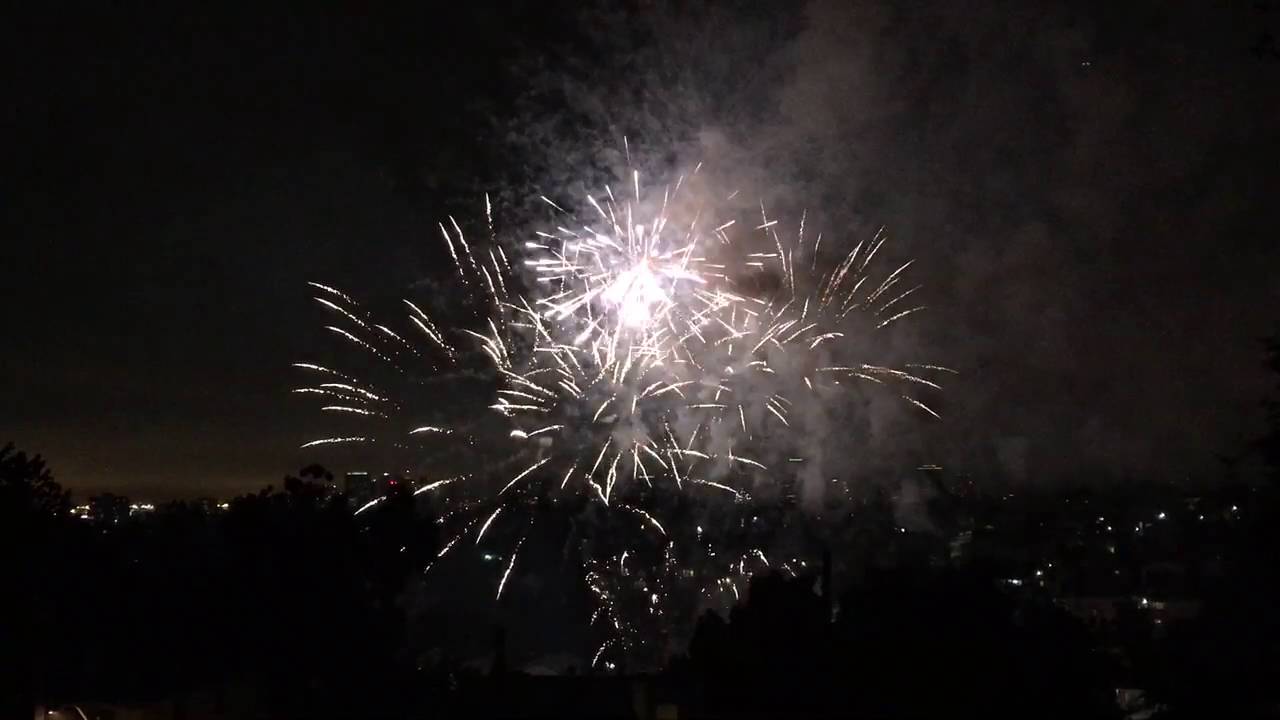 fireworks in east Oakland 2016 YouTube