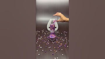 ✨ Deep Relaxation Visual Therapy | Soothing Reverse Beads Flow 🌿🌙 #stressrelief #asmrshorts