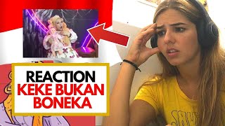 VIDEO REACTION KEKE BUKAN BONEKA INDONESIA