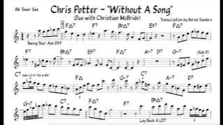 Chris Potter Tenor Sax Solo on 