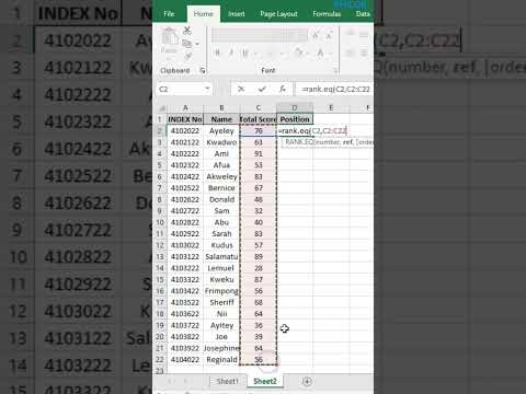 How to rank