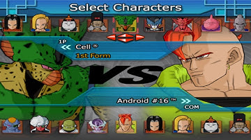Dragon Ball Z Budokai Tenkaichi Cell vs. Android #16 BO5
