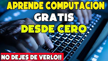 COMO APRENDER COMPUTACION [ GRATIS ] 😱😱 DESDE CERO 2025 | CLASE #01