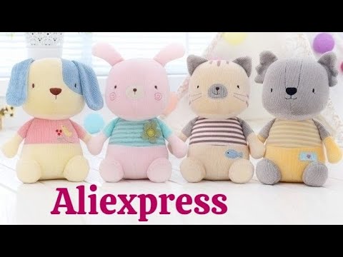 10 Мягкие игрушки с Алиэкспресс Toys Aliexpress Plush toy Крутые вещи для детей Игрушки из Китая