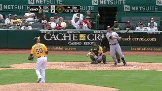 CWS@OAK: Konerko jacks his 400th career homer