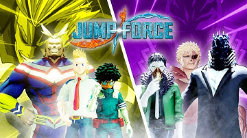 HEROES vs VILLAINS!!! Jump Force: (My Hero Academia Mod) {4k} {60fps}