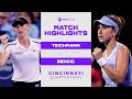 Jil Teichmann vs. Belinda Bencic | 2021 Cincinnati Quarterfinal | WTA Match Highlights