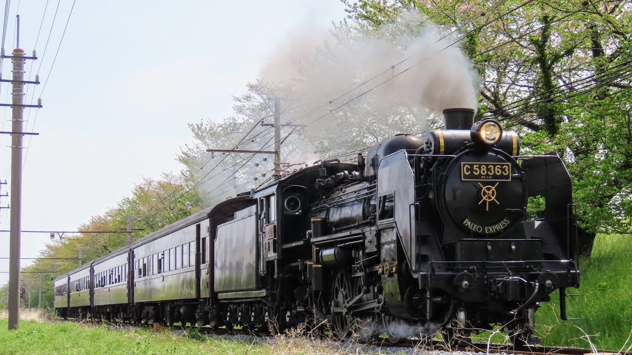 秩父鉄道秩父本線 SLパレオエクスプレス(旧客による特別運行あり) C58