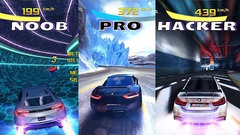 Asphalt 8 Noob vs Pro vs Hacker Elimination