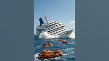 🚢 Titanic Moment Giant Cruise Ship Starts Sinking #shipcollision  #aianimation #cruiseliners #cruise