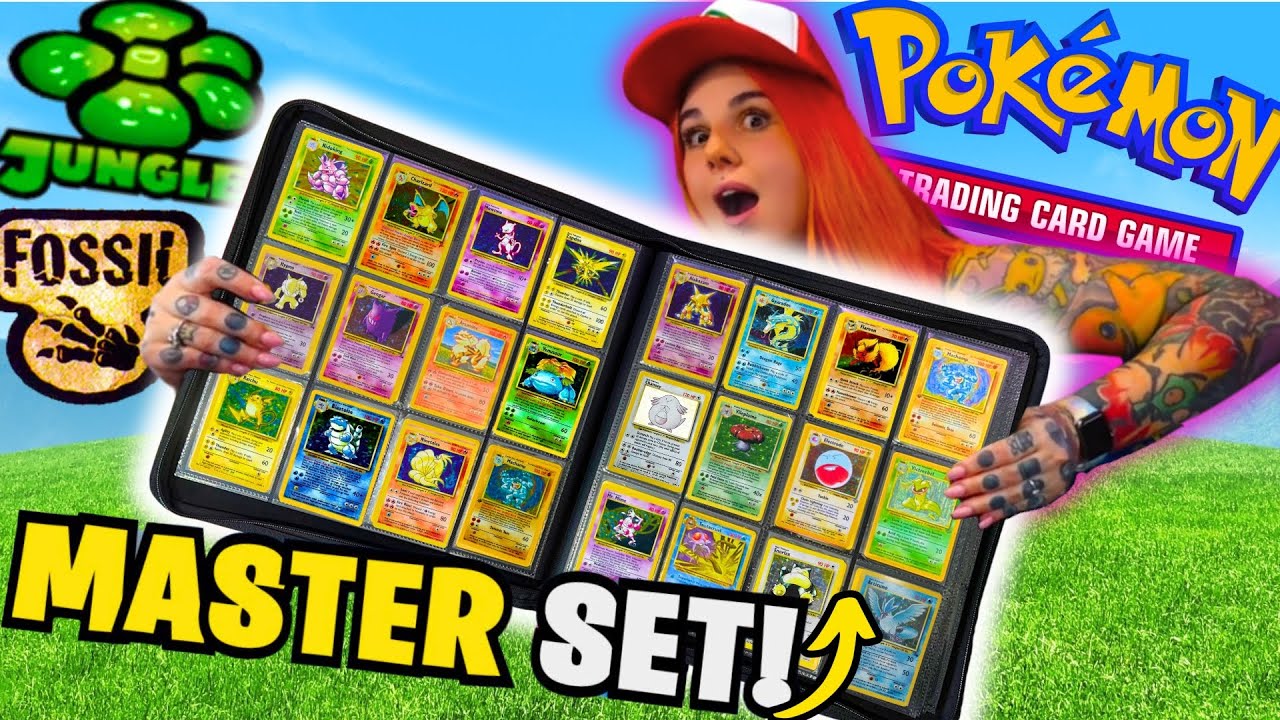 Pokémon TCG 1999 MASTER SET! Base Fossil & Jungle! - YouTube