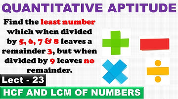 Find the least no. which when divided by 5, 6, 7 & 8 leaves remainder 3 | @ooruvathuarivu