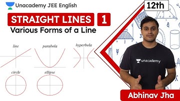 JEE: Straight Lines L1 | Various Forms of a Line | Class 11 | JEE English | JEE Math | Abhinav Jha