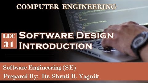 31 Software Design Introduction
