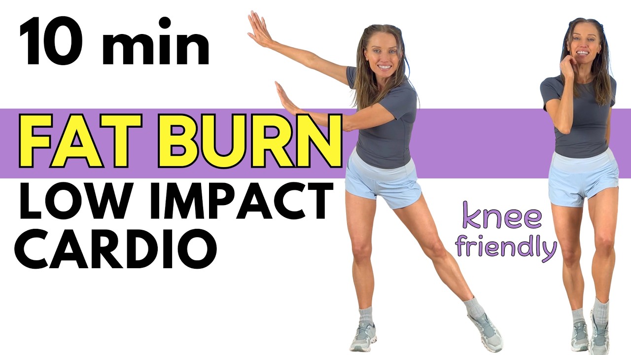🔥 10 Minute Low Impact Cardio Workout | Knee Friendly | No Jumping ...
