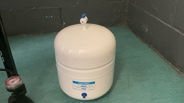 How to re pressurise your Reverse Osmosis water filter Storage Tank