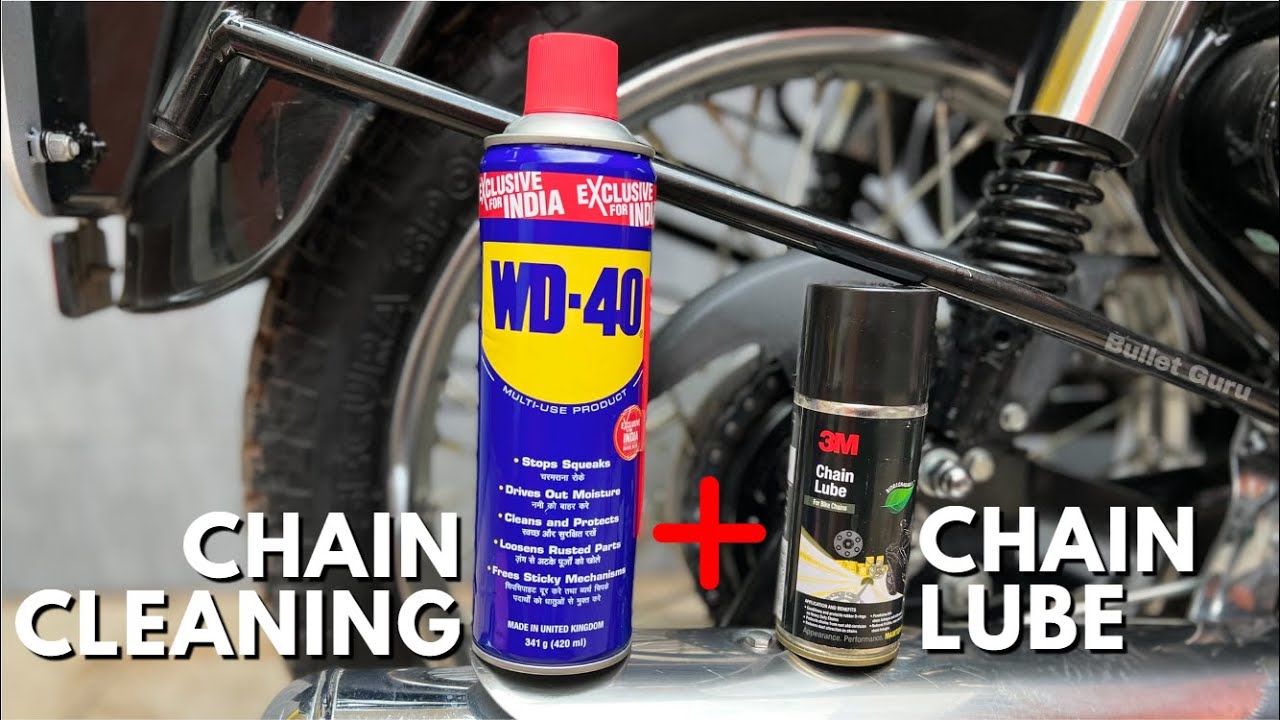 3M Chain Lube + WD40 Cleaner - Easy Chain Clean & Lube Combo 3M Chain Lube + WD40 Cleaner - Easy Chain Clean & Lube Combo