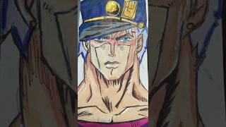 can you support small artist 😓 #art  #jojo #jojosbizarreadventure #anime drawing 💪