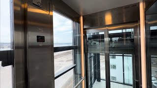 2019 ALT / Arkel MRL Traction Elevator @ Stuvaren Parking Garage, Sundsvall, Sweden.