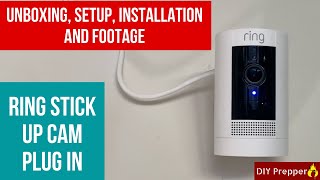 Ring Stick Up Cam Plug In: Unboxing and Installation