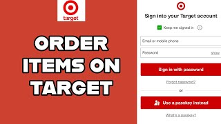 How to Order Items from Target? Purchase Items from Target on PC 2024