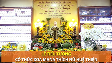 TP.HCM -- LỄ TIỂU TƯỜNG CỐ THỨC XOA MANA THÍCH NỮ HUỆ THIỆN