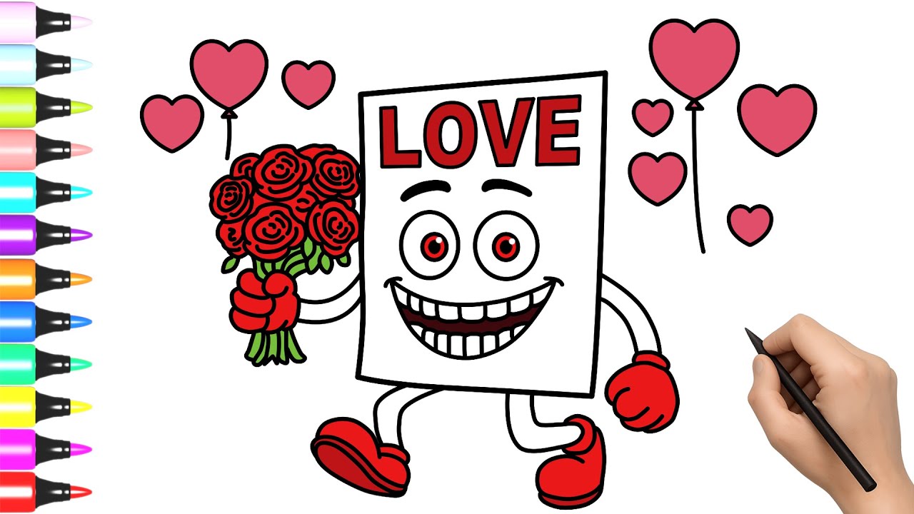 How to Draw Love Love Sahur  - Valentine Day  Brainrot