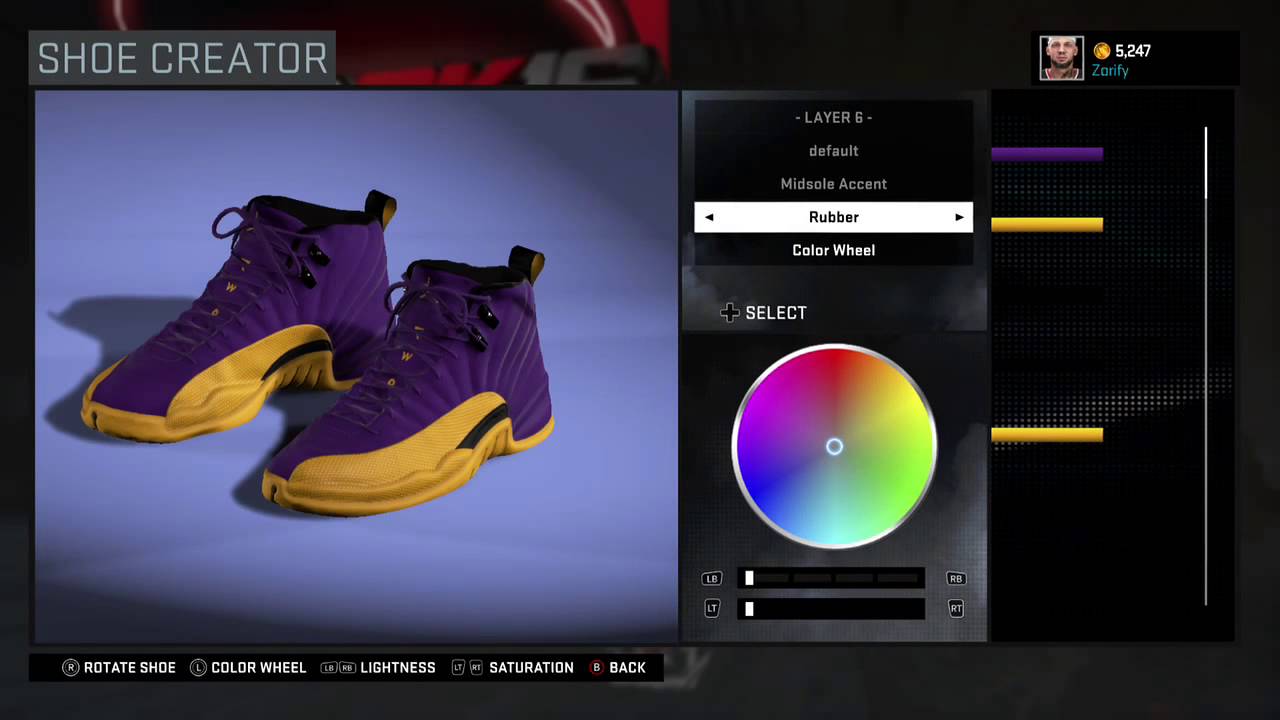 NBA 2K16 Shoe Creator - Air Jordan 12 