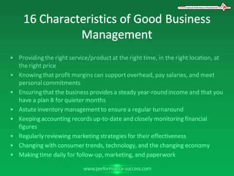 16 Business Management Success Secrets and Tips